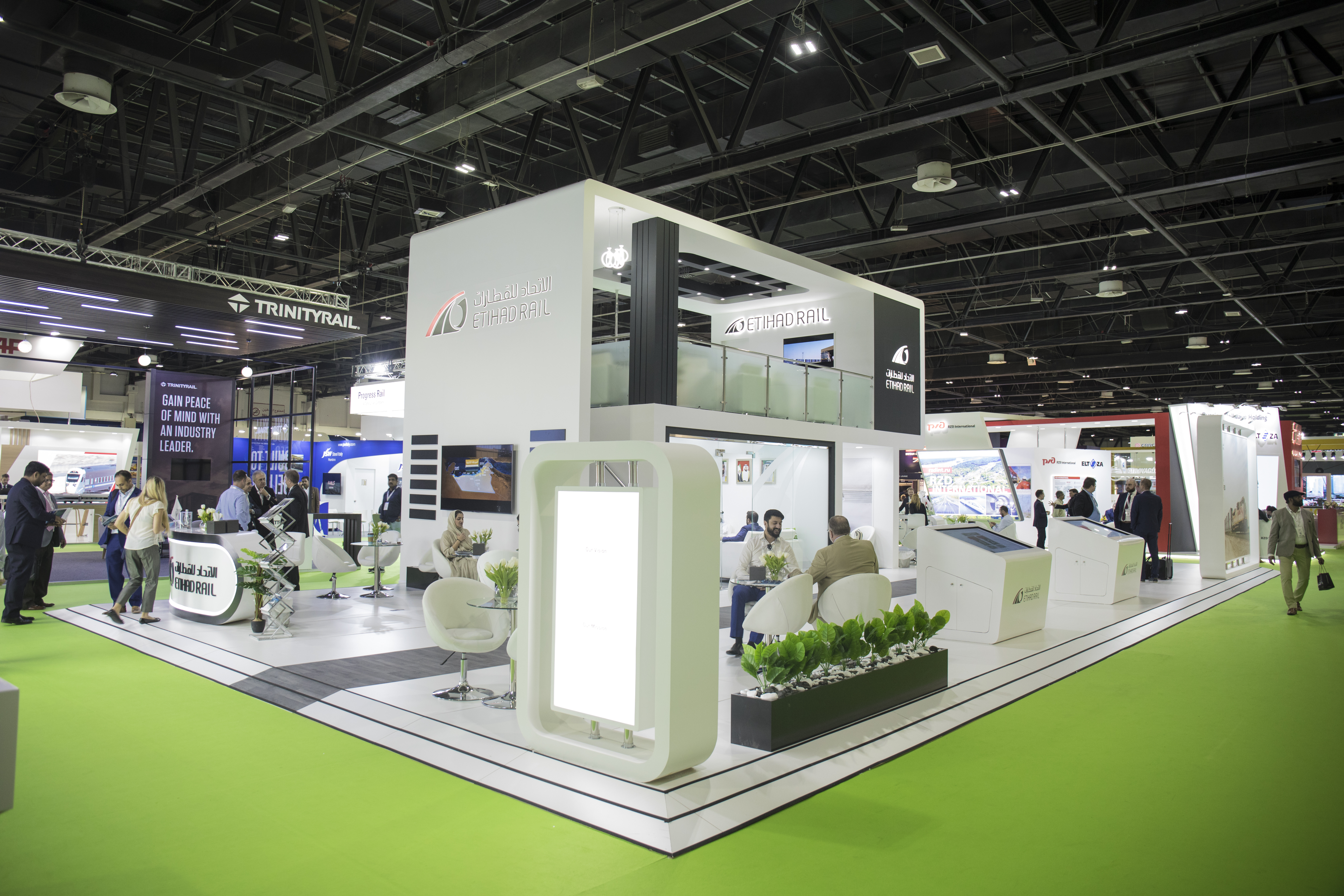 Etihad Rail Dubai World Trade Center Stand