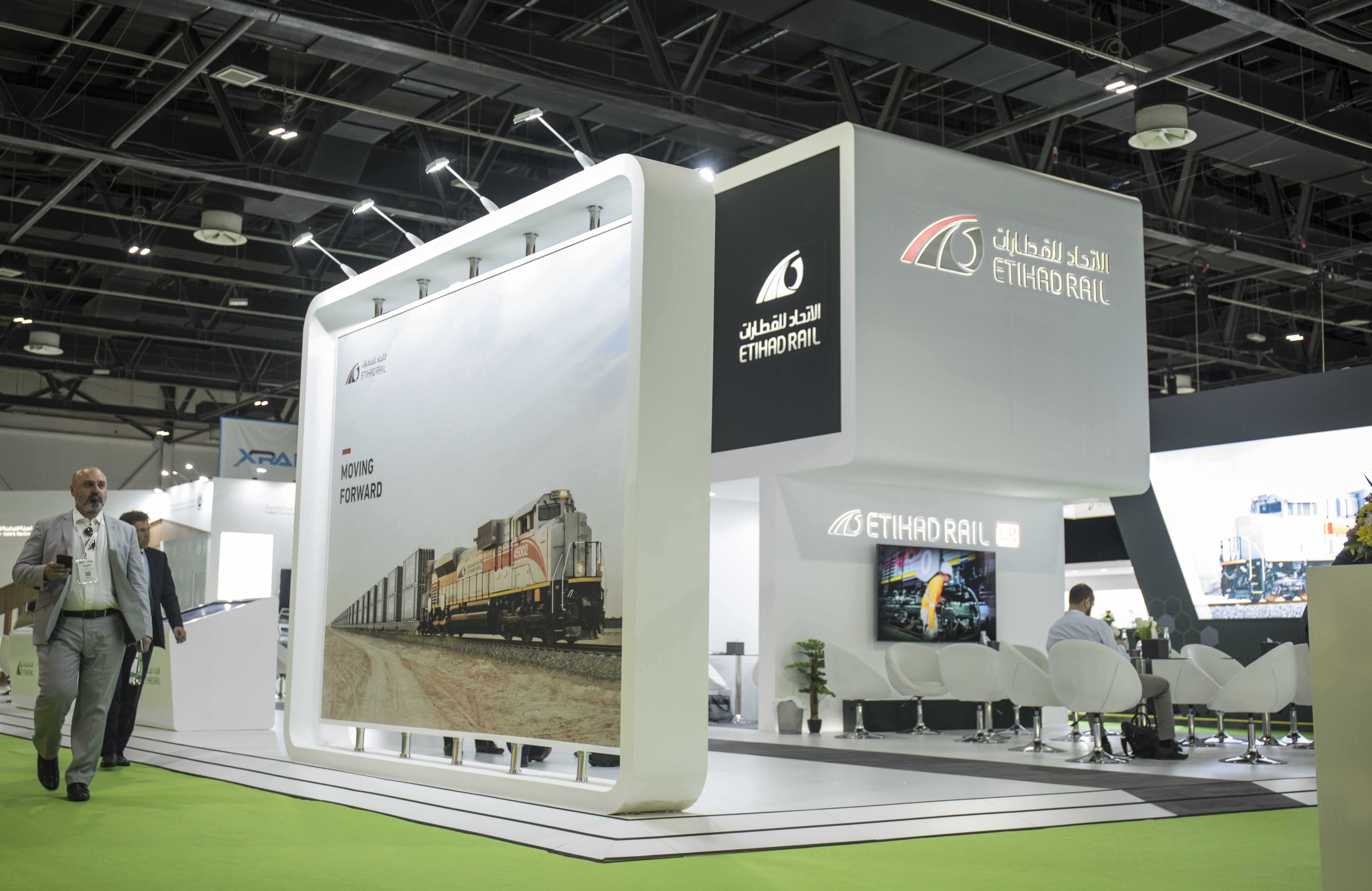 Etihad Rail Dubai World Trade Center Stand