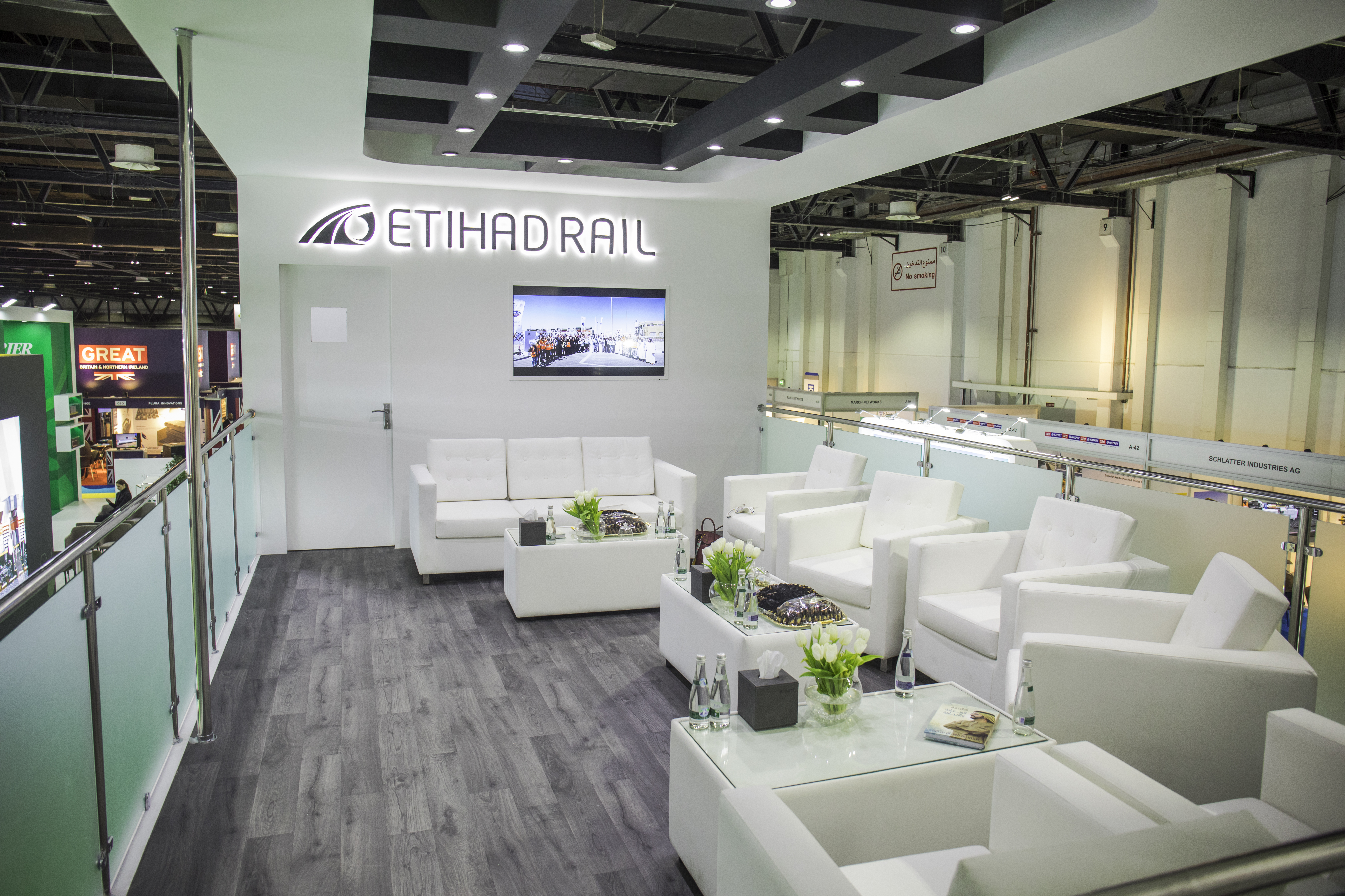 Etihad Rail Dubai World Trade Center Stand