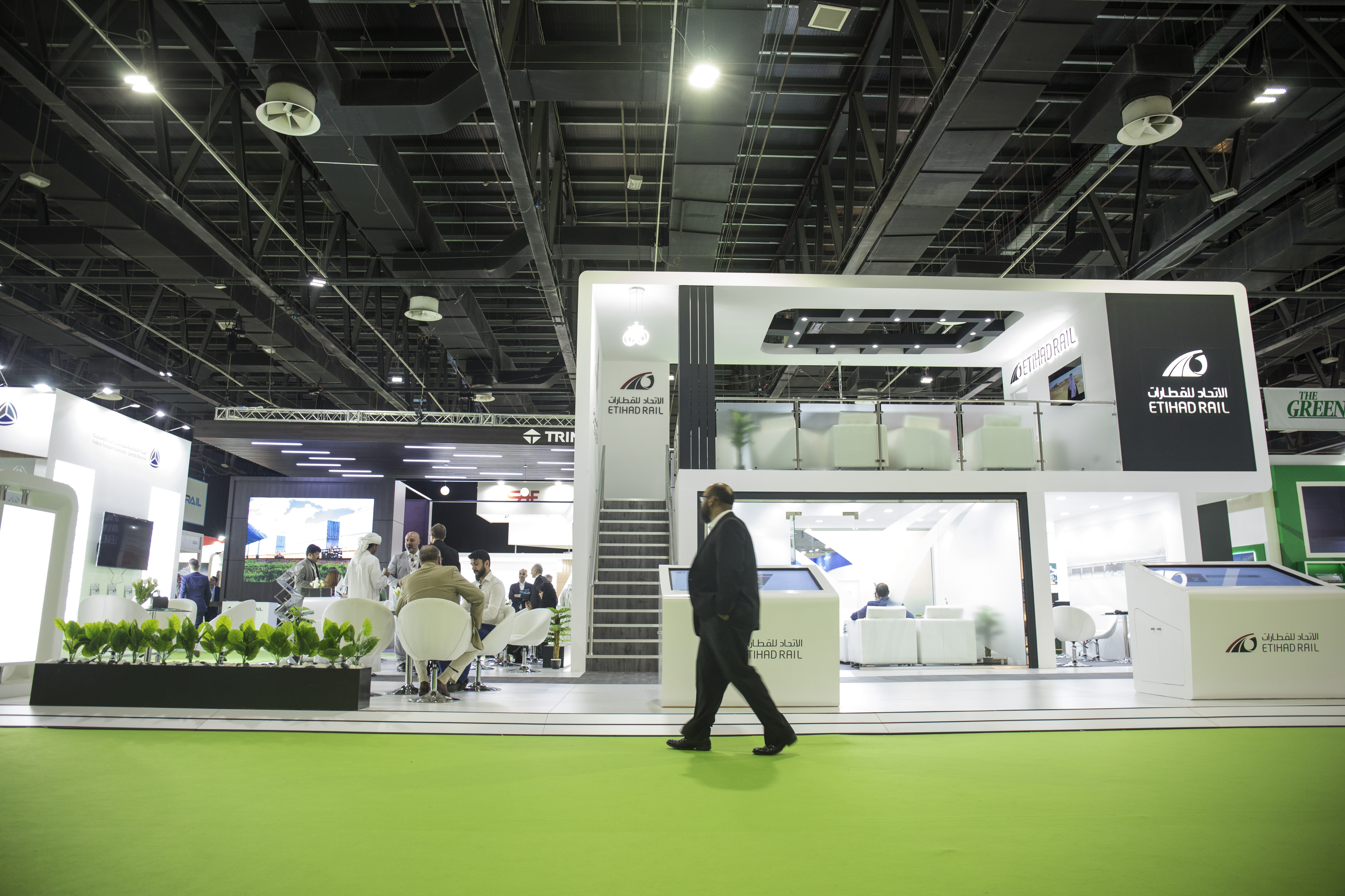 Etihad Rail Dubai World Trade Center Stand