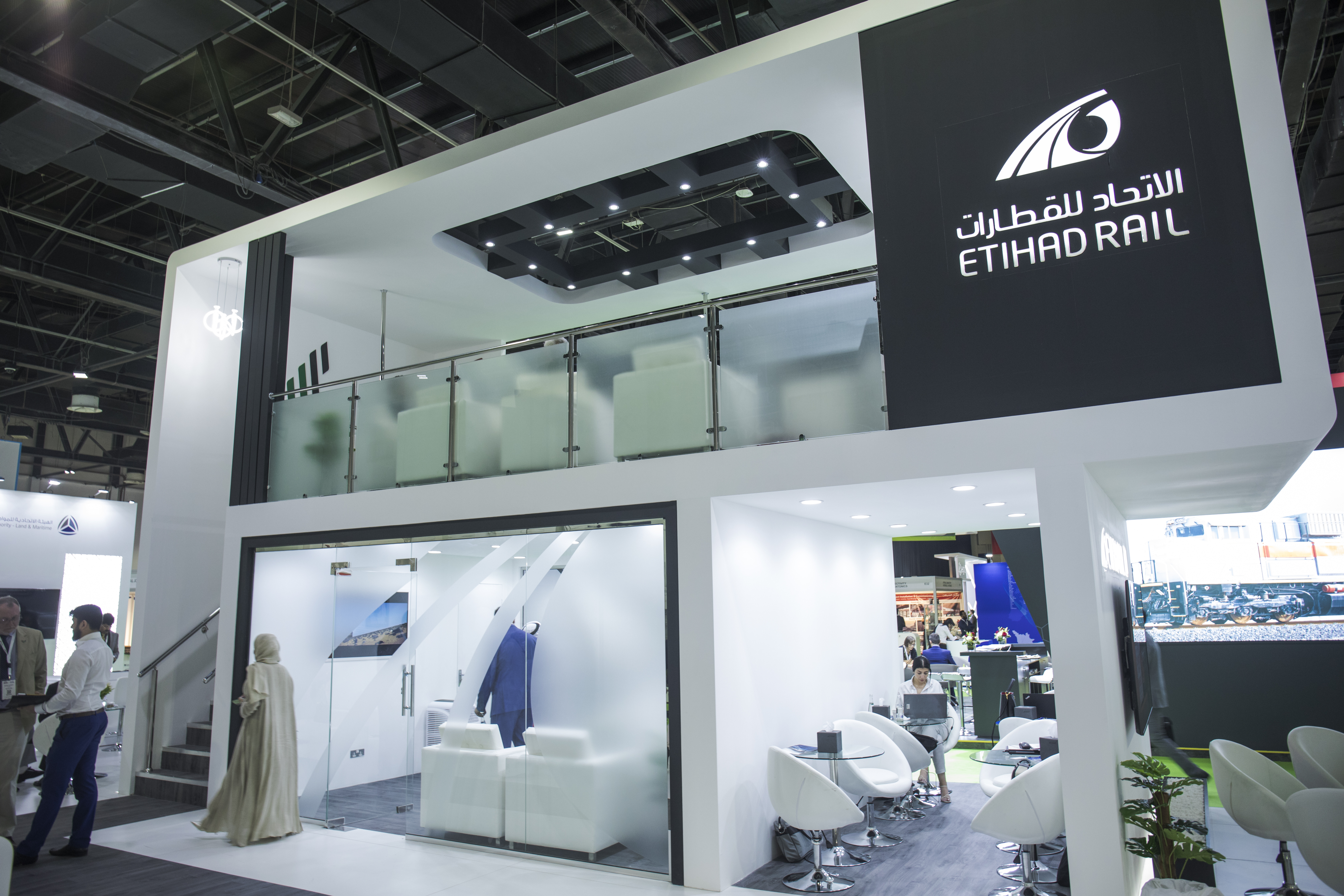 Etihad Rail Dubai World Trade Center Stand