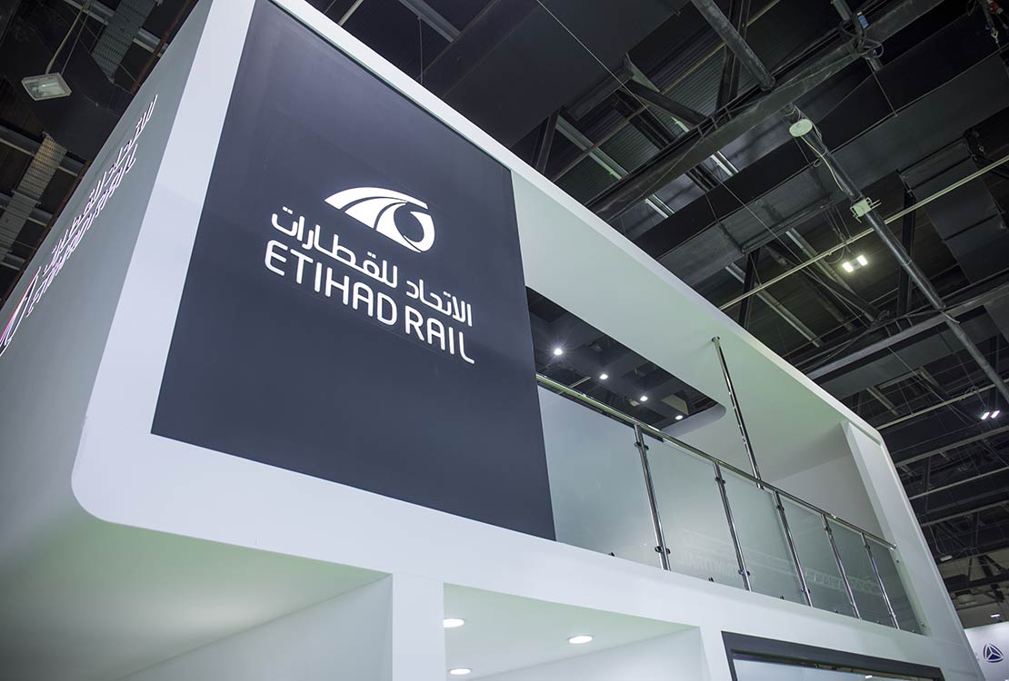 Etihad Rail Dubai World Trade Center Stand