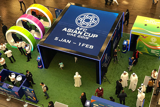 Asian Football Cup Dubai Mall 2018