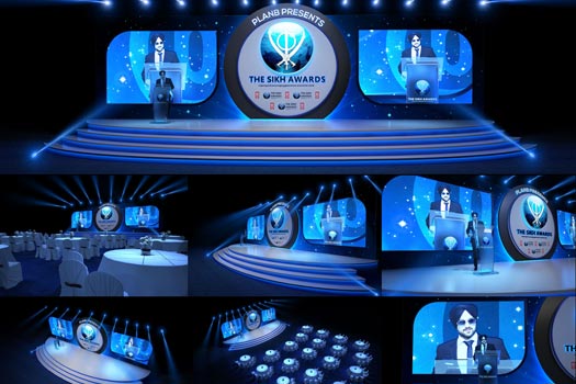 Dubai Sikh Awards Stage design